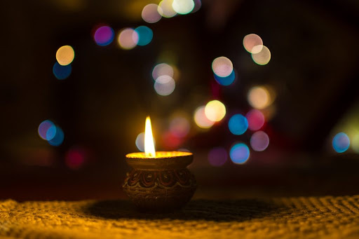 Dazzling colors in Diwali light festival
